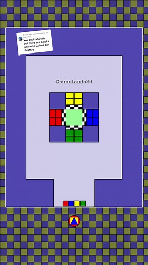 Square Race Game with Colorful Blocks | Racing Squares
