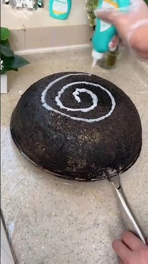 how to clean burnt pots and pans pt2