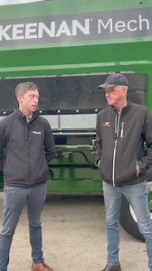 “Why does the KEENAN fit into your system?” Our InTouch nutritionist Niall Nolan caught up with David Clarke of cows.ie - David Clarke Livestock on the delivery of his brand new KEENAN MechFiber380 🐄 Hear why David continues to choose KEENAN for his production system🟢🟢 #keenan #mechfiber | KEENAN System