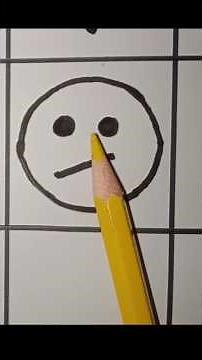 How to Draw an Emoticon / How to Draw a Smiley Face Step by Ste🫤 #art #heartemoji #drawing #song 🫤