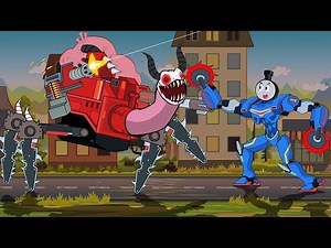 Alien Thomas VS Spider Tank Choo Choo Charles