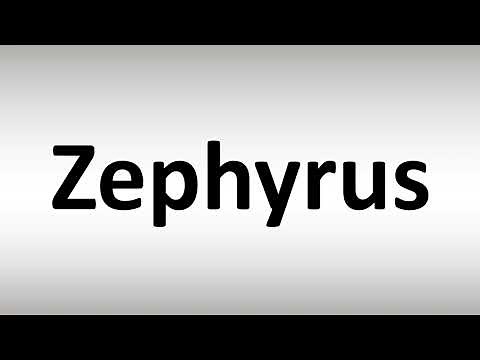 How to Pronounce Zephyrus