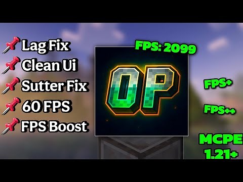 PURE OPTIMIZER | MCPE 1.21+ ⚡️| ULTRA FPS BOOST