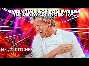 every time gordon ramsay swears hell's kitchen season 10 speeds up 10%