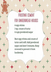 Homemade Icing For Gingerbread House | The Cake Boutique