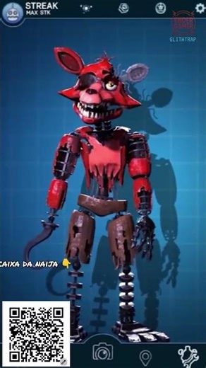 whitered Animatronics become toxic// #fnaf #fnafedit (QR code caixa da naija)