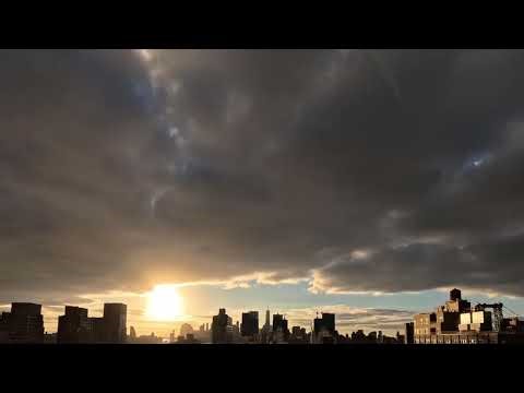 NYC Timelapse - Cloudy Sunset - October 10, 2025