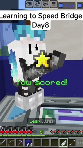 Learning to Speed Bridge Day 8 #minecraft #gaming #bridging