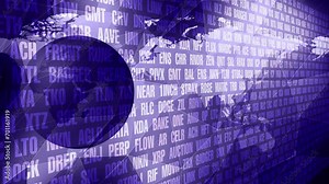 Coin symbols and world map exploring rising trend of altcoin, digital money, and crypto coins in global crypto currency market for increased financial opportunities and successful investing