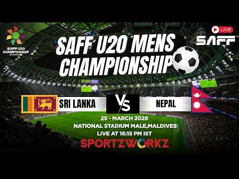 LIVE | Sri Lanka vs Nepal | SAFF U20 Championship 2026 | Match 4