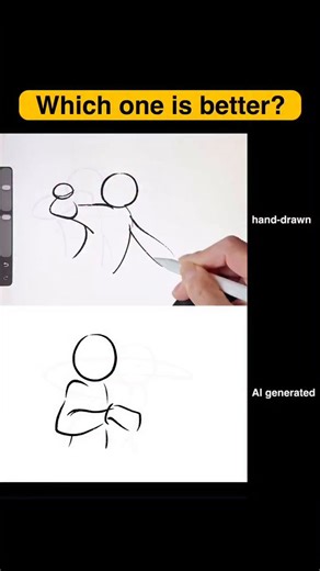Hand-drawn VS AI generated, which one is better?By yuancreate