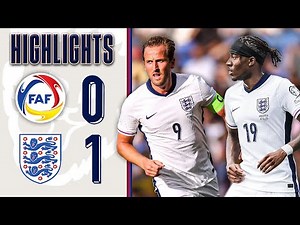 Harry Kane Secures All Three Points | Andorra 0-1 England | World Cup Qualifiers | Highlights