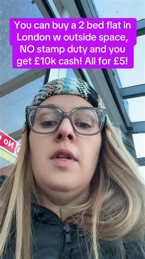 You can buy a 2 bed flat in London with outside space, have no stamp duty to pay and get £10k cash all for just £5 per ticket #property #auction #fyp #propertyladder #raffle