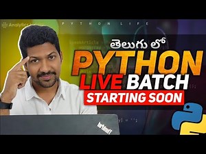 Basic to Advanced Python Programming with Django | Telugu