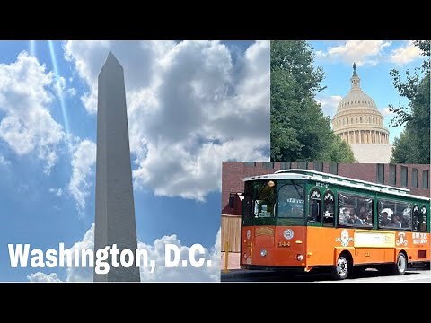 INSIDE HOP ON HOP OFF WASHINGTON DC TOURS | OLD TOWN TROLLEY | DOWNTOWN WASHINGTON DC