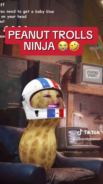 Peanuts trolls ninja first time meeting him 🤣 I love this so much!! 🎬 @theburntpeanut #theburntpeanutclips #theburntpeanutclip #theburntpeanut #fyp #peanut
