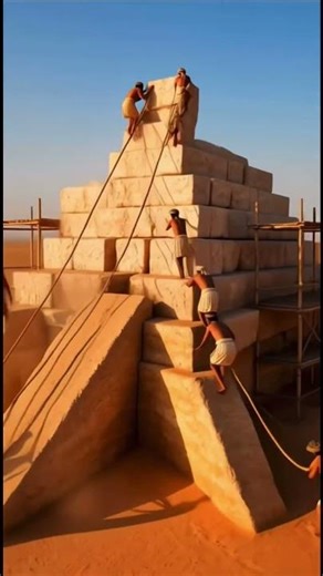 Pyramide Build in seconds Form nothing #shorts #shortsviral