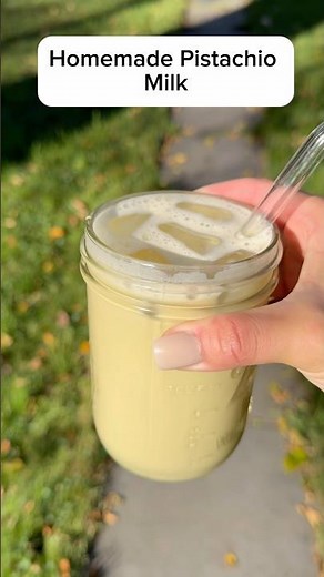 Homemade Pistachio Milk 🥛🌿 | Easy Dairy-Free Milk