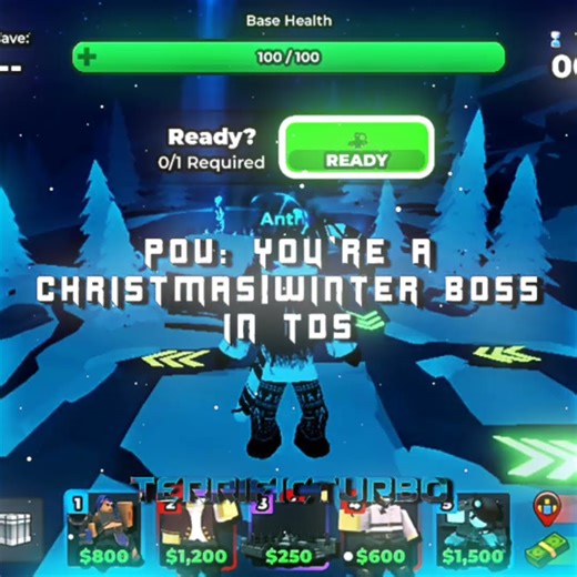TDS Winter Bosses #roblox #edit #foryou #towerdefensesimulator #christmas #tds