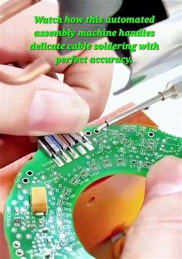 Precision Automated Cable Assembly & PCB Soldering