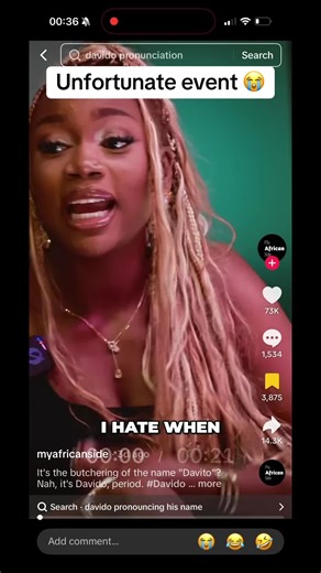 Davido's Pronunciation Goes Viral: A Funny Moment