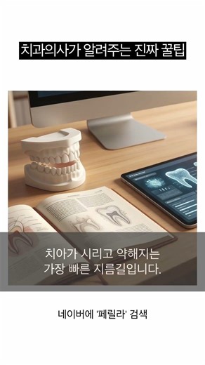 치과의사가 알려주는 진짜 꿀팁 #페릴라