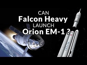 SpaceX Falcon Heavy launches Orion Exploration Mission 1 - KSP (ft. ShadowZone)