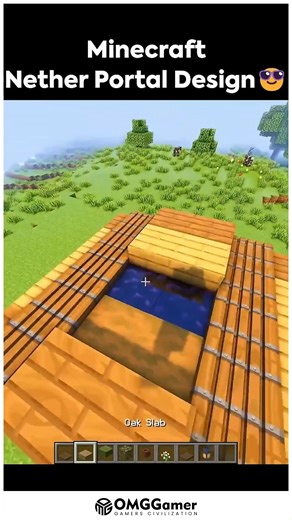 OMGGamer on Instagram: "🪐 Stunning Custom Portal Build With Unique Frame Style and Brilliant Ambient Lighting 🔮✨ Build a striking portal using creative block choices, layered textures, and glowing accents that turn it into a breathtaking centerpiece for your world. 🌌🧱 Ideal for nether entrances, themed bases, and anyone who enjoys bold and beautiful designs. 🌟🔥 #PortalBuild #MinecraftAesthetic #CreativeIdeas #NetherPortalDesign #FantasyVibes #BuildInspo #InspirationCraft"