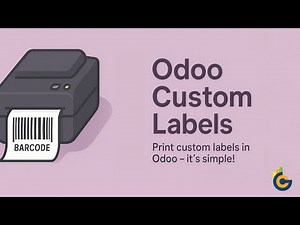 Odoo Label Printing — print custom product labels easily | Odoo 18.0