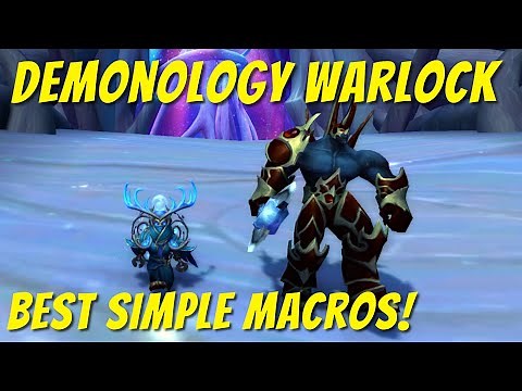 Demonology Warlock: Best SIMPLE Macros in Shadowlands!