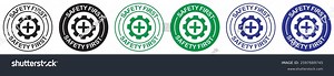 Safety First Logo Symbol Set Factory Stock Vector (Royalty Free) 2597689745 | Shutterstock