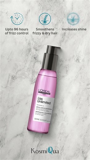 L'Oréal Professionnel Liss Unlimited Serum! #loreal #hairserum #shinyhair #hairgoals #kosmiqua
