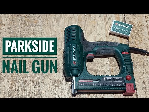 Parkside Electric Nail Gun/Stapler PET 25 D4 - review and test