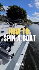 13K views · 200 reactions | How to SPIN a BOAT Are you stressed about docking? Do you know how to dock a boat? How To Boating will help relieve that stress so you can enjoy your time on the water, DM us for more info on private boating instruction ‍✈️ #howtoboating #howto #boating #boat #yacht #dock #channel #spin #captain | How to boating | Facebook