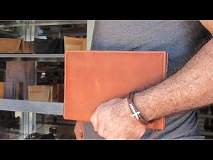 How to make a leather planner with a perfect finish? Machine-stitched or hand-stitched.