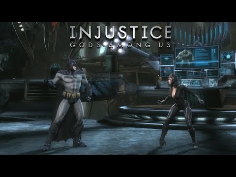 Arkham City Batman Vs Arkham City Cat Woman - Injustice Gods Among Us (4K)