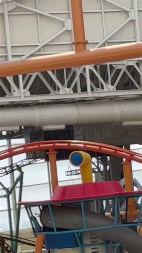 Slime Streak Roller Coaster at Nickelodeon Universe
