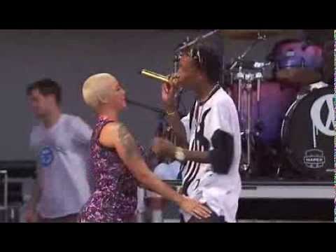 Wiz khalifa-- Made in America Festival 2013 MIA --- AMBER ROSE