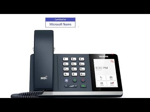 Microsoft Teams Certified IP phones Yealink MP54 features.( 50 Subscriber Goal )