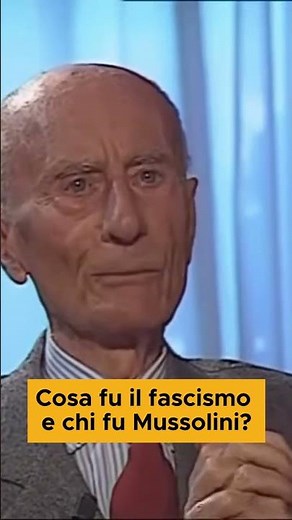 Montanelli «Mussolini era il Fascismo» - Storia d'Italia