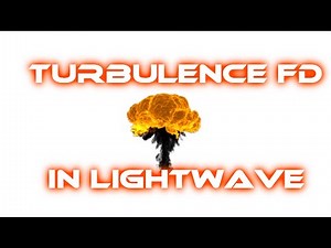Basic Explosion in Turbulence FD in LightWave 2019