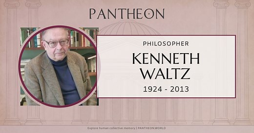 Kenneth Waltz Biography | Pantheon