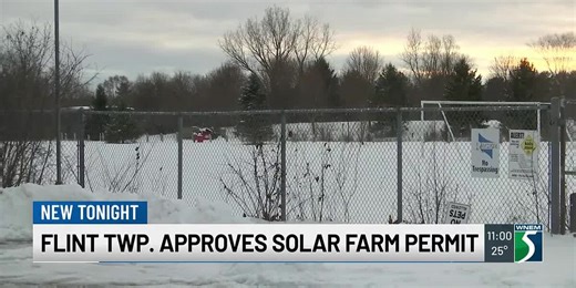 Flint Township approves special use permit for 10,000-panel solar project