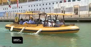Water taxi service carries 3,500 people in three weeks