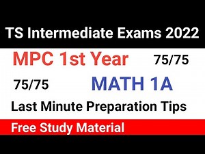 Math 1A important questions 2022| Math 1A model question paper 2022| Last minute preparation
