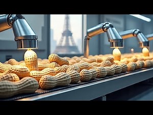 Inside a Modern Peanut Processing Factory: From Raw Peanuts to Crunchy Peanut Butter (Full Process)