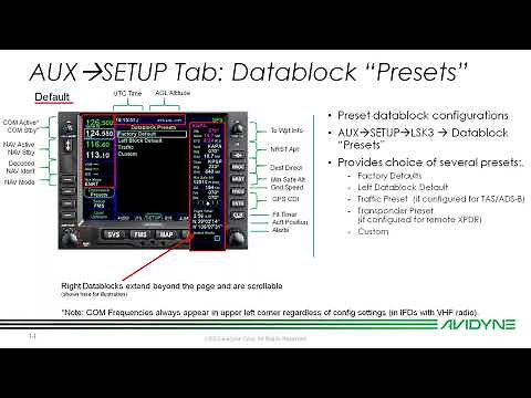 Avidyne IFD Power User