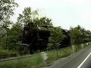 PRR K4s #1361 on her First Official Excursion (1987)