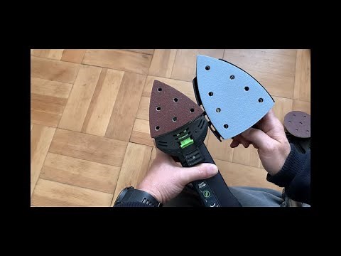 The best delta sanding options? Festool DTS 400 vs RO 90