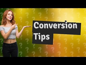 How do you convert from metric to standard?